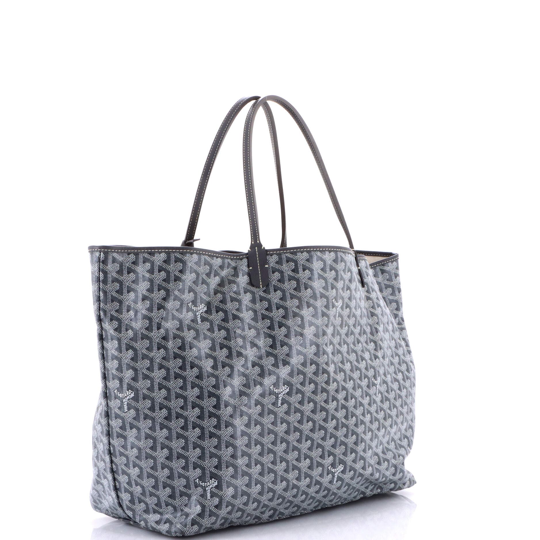 Pre-Owned Goyard Saint Louis Tote Coated Canvas GM, Alternate, color, Gray
