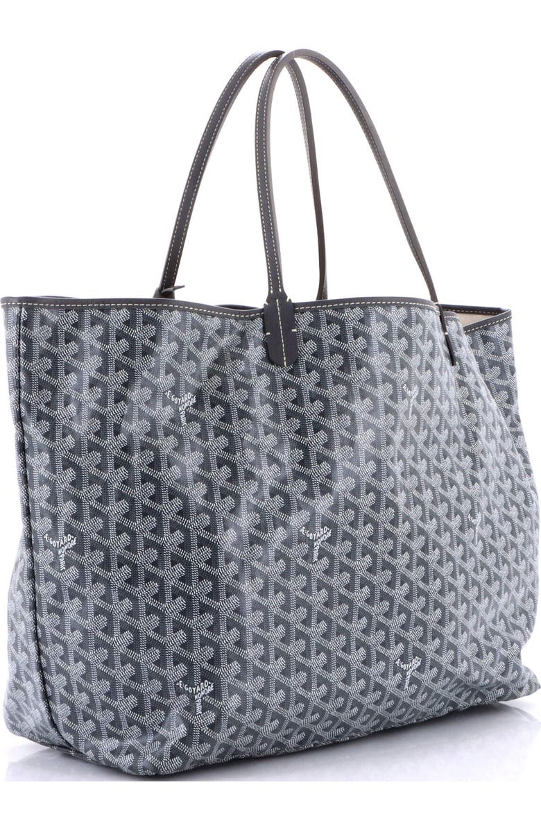 Pre-Owned Goyard Saint Louis Tote Coated Canvas GM, Alternate, color, Gray