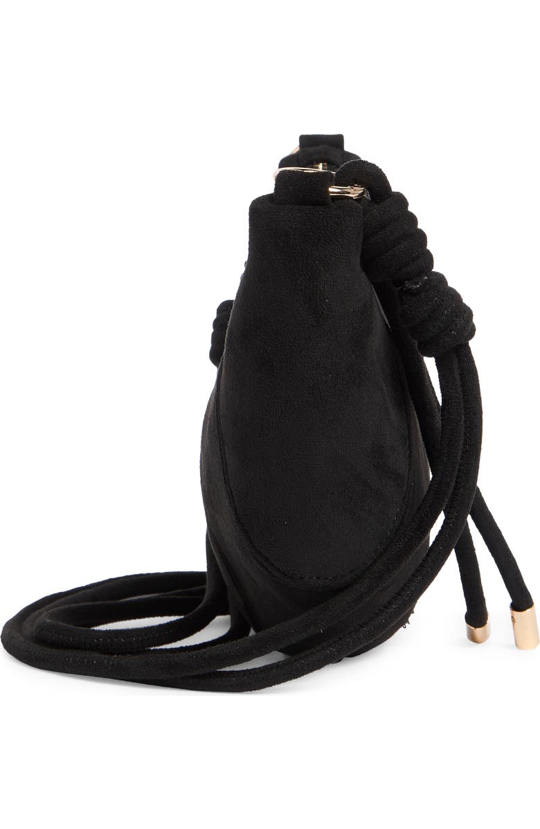 URBAN EXPRESSIONS HANDBAGS Crescent Crossbody Bag, Alternate, color, Black