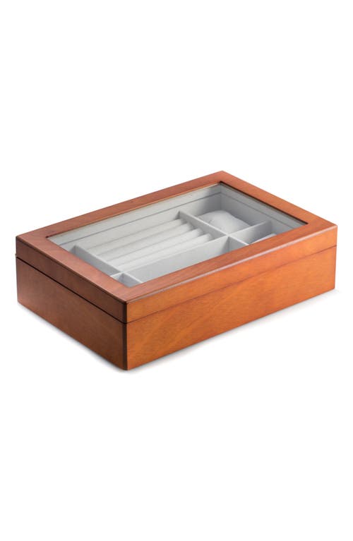 Bey-berk Cherry Wood Watch Case In No Color