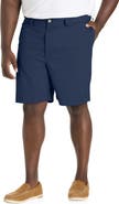 Harbor Bay by DXL Big & Tall Waist-relaxer Cotton Shorts