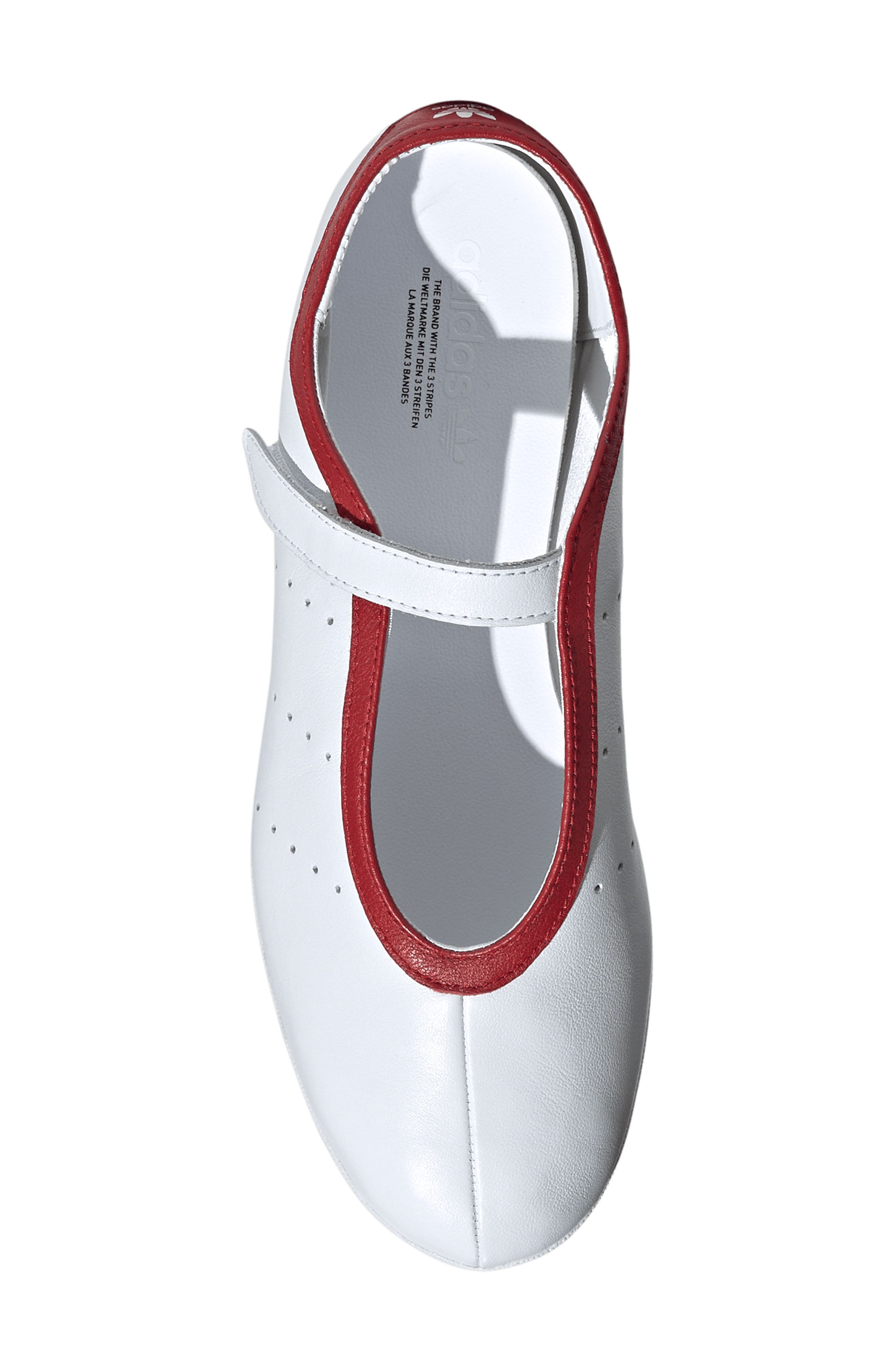 Stan Smith Lo Ballet Sneaker, Alternate, color, WHITE/ WHITE/ WHITE