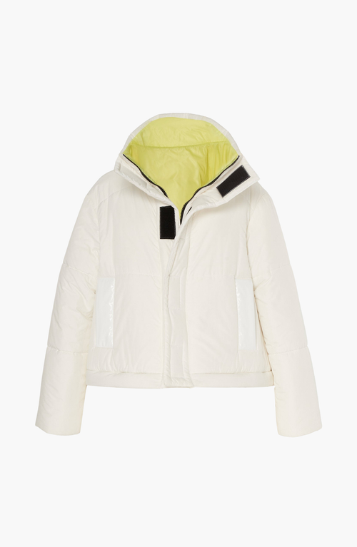 Caalo Reversible Convertible Sustainable Down Coat In Off-white