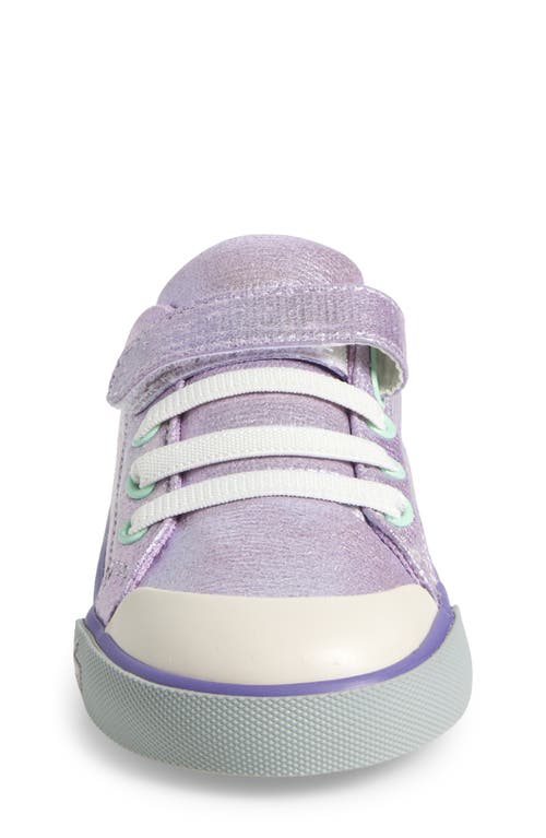 See Kai Run Kristin Sneaker In Purple Metallic