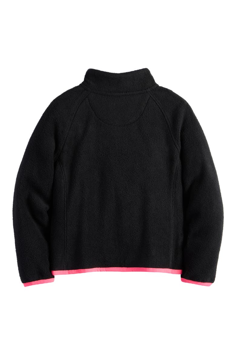 Kids' Fleece Jacket, Alternate, color, BLACK