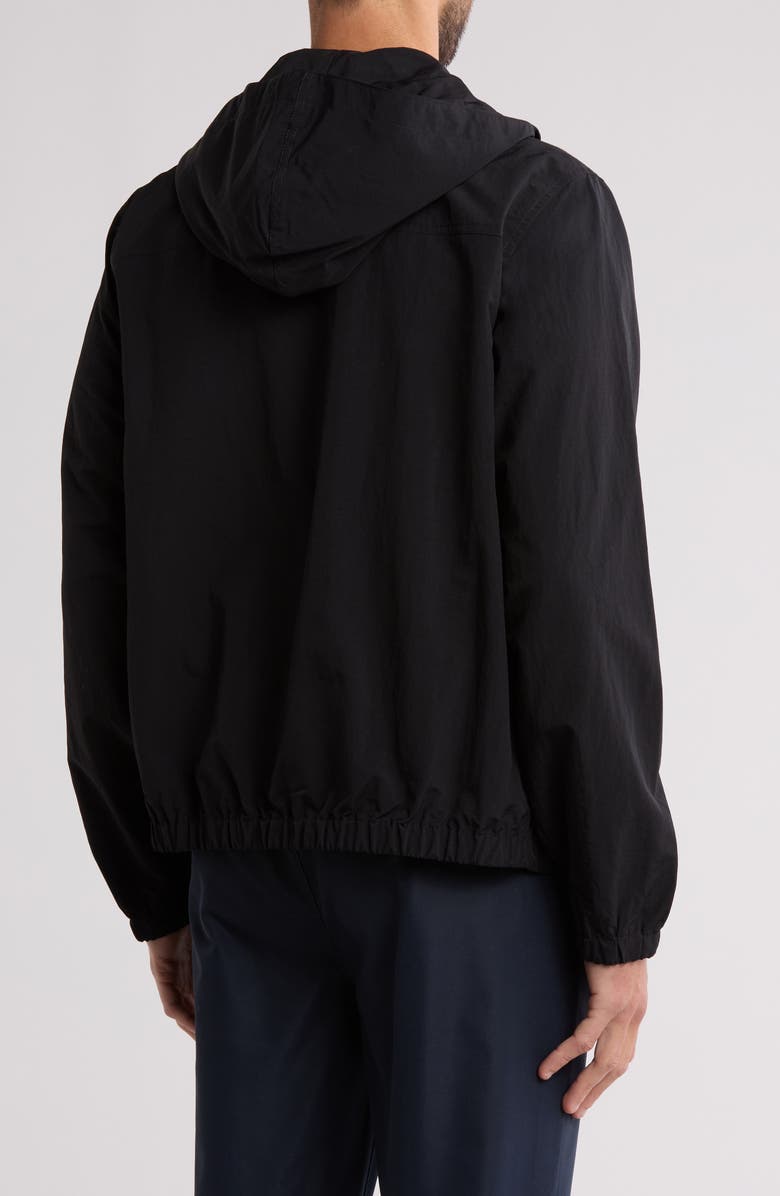 Z by Zella Sojourn Crinkled Nylon Hooded Jacket, Alternate, color, 