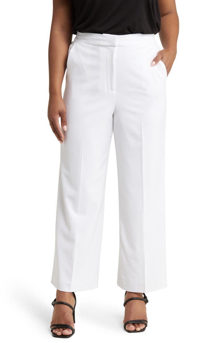Halogen<sup>®</sup> High Waist Wide Leg Trousers, Alternate, color, 