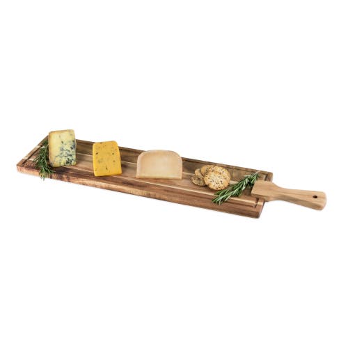 Twine Rustic Farmhouse Acacia Wood Tapas Board In Brown