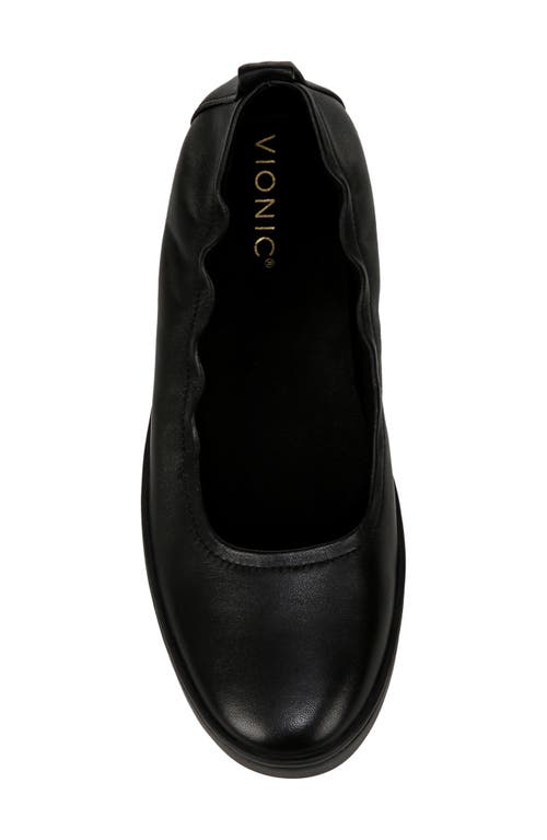 Vionic Uptown Ballet Slip-on Sneaker In Black