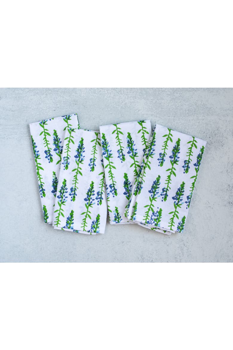 Bluebonnet Napkins - Set of 4, Alternate, color, Bluebonnet