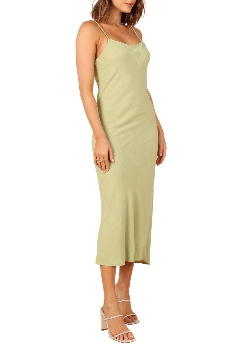 Cecily Midi Slipdress, Alternate, color, SAGE