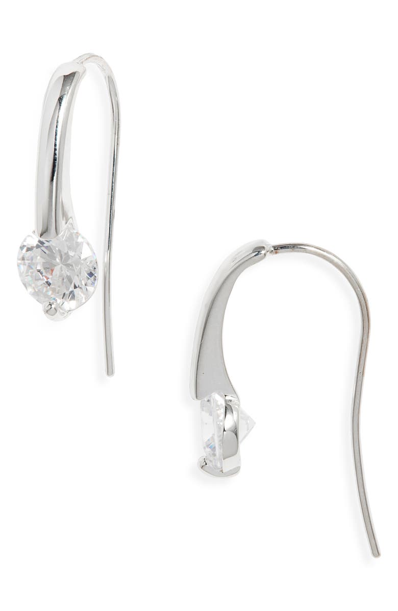Nordstrom Demi Fine Floating Cubic Zirconia Drop Earrings, Main, color,
