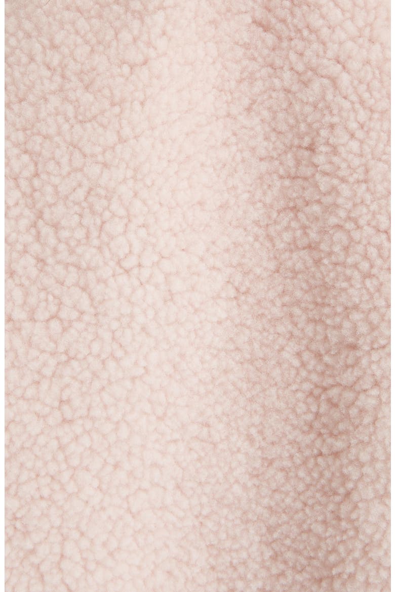 4-Bar Genuine Shearling Coat, Alternate, color, LIGHT PINK