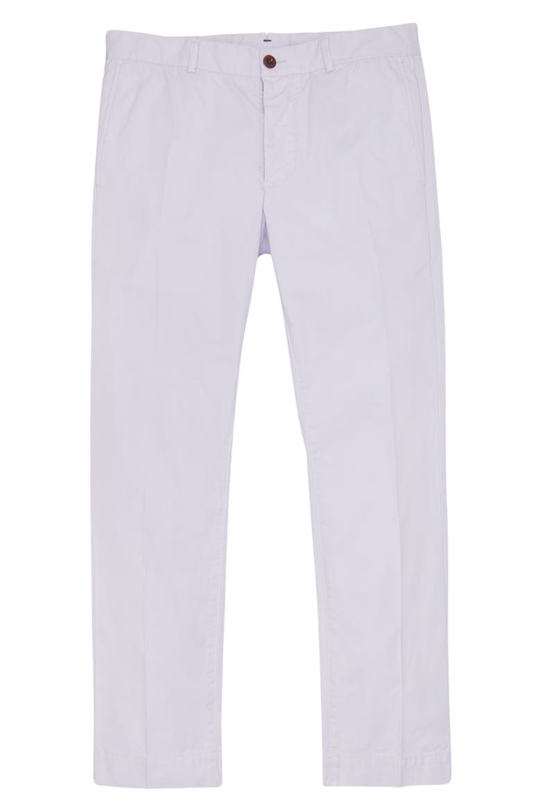 Garment Dye Slim Straight Leg Field Pants, Alternate, color, LAVENDER AP TWILL