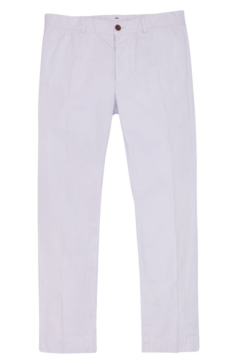 Sid Mashburn Garment Dye Slim Straight Leg Field Pants, Alternate, color, Lavender Ap Twill