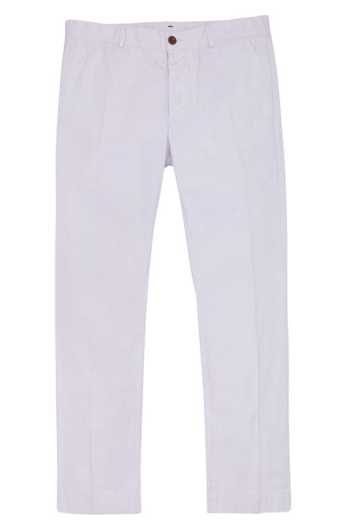 Sid Mashburn Garment Dye Slim Straight Leg Field Pants In Lavender Ap Twill