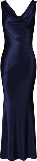 Safaira Cowl Neck Gown