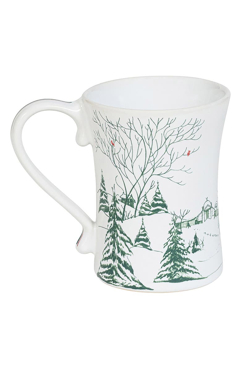 Juliska Country Estate Winter Frolic Mug, Alternate, color, Evergreen