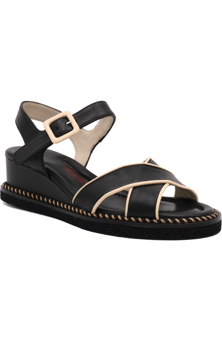 Amalfi by Rangoni Montecarlo Wedge Sandal, Main, color,