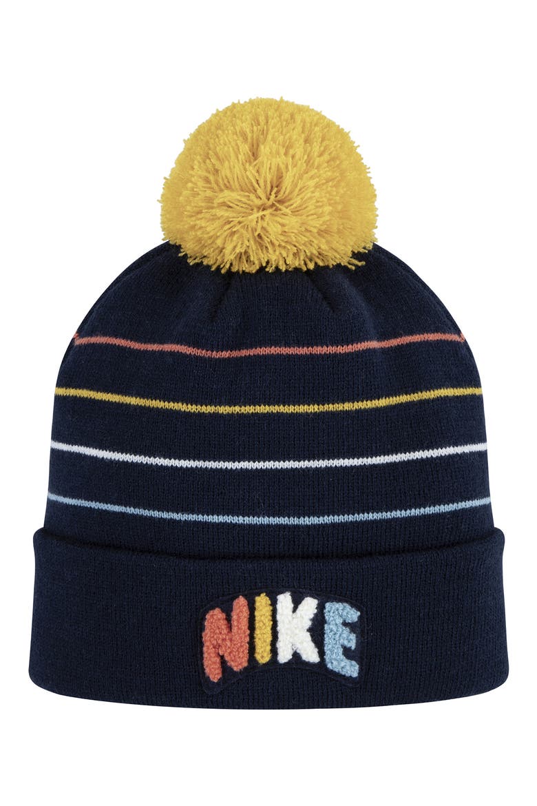 Power Play Pompom Beanie, Alternate, color, MIDNIGHT NAVY