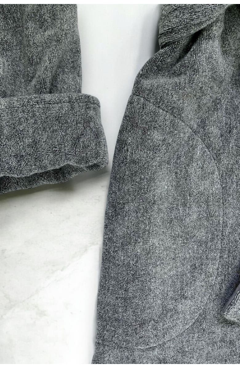 BedVoyage Melange Viscose Cotton Blend Hypoallergenic Bath Robe, Alternate, color, 