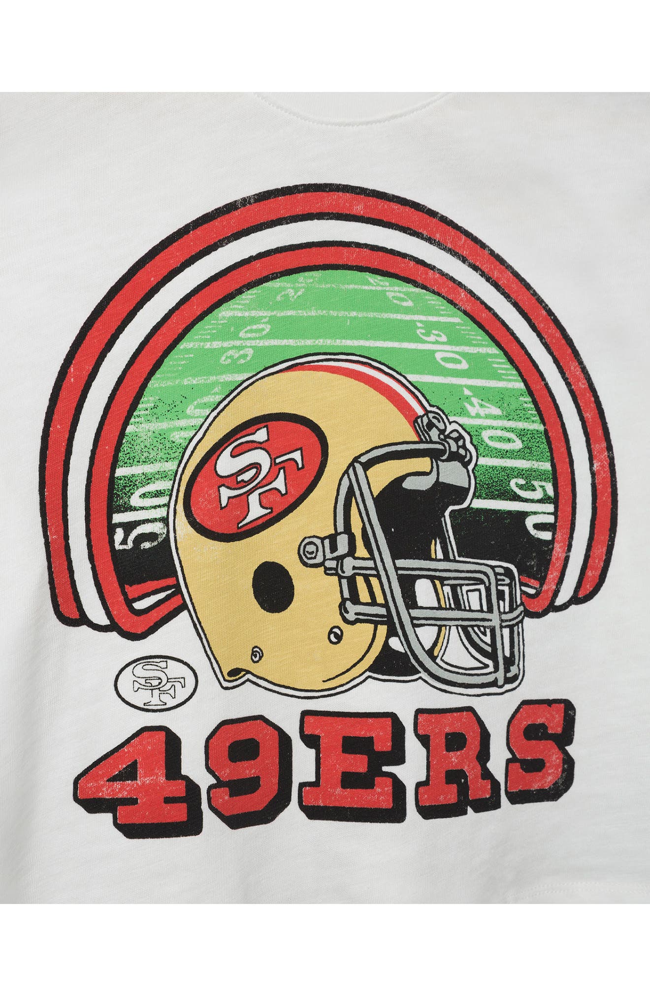 Junk Food 49ers Game Time Graphic Cropped T-Shirt (Women) | Nordstromrack