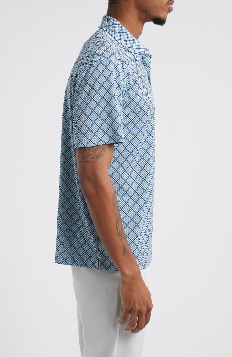 Quiet Golf Houndstooth Polo, Alternate, color, 