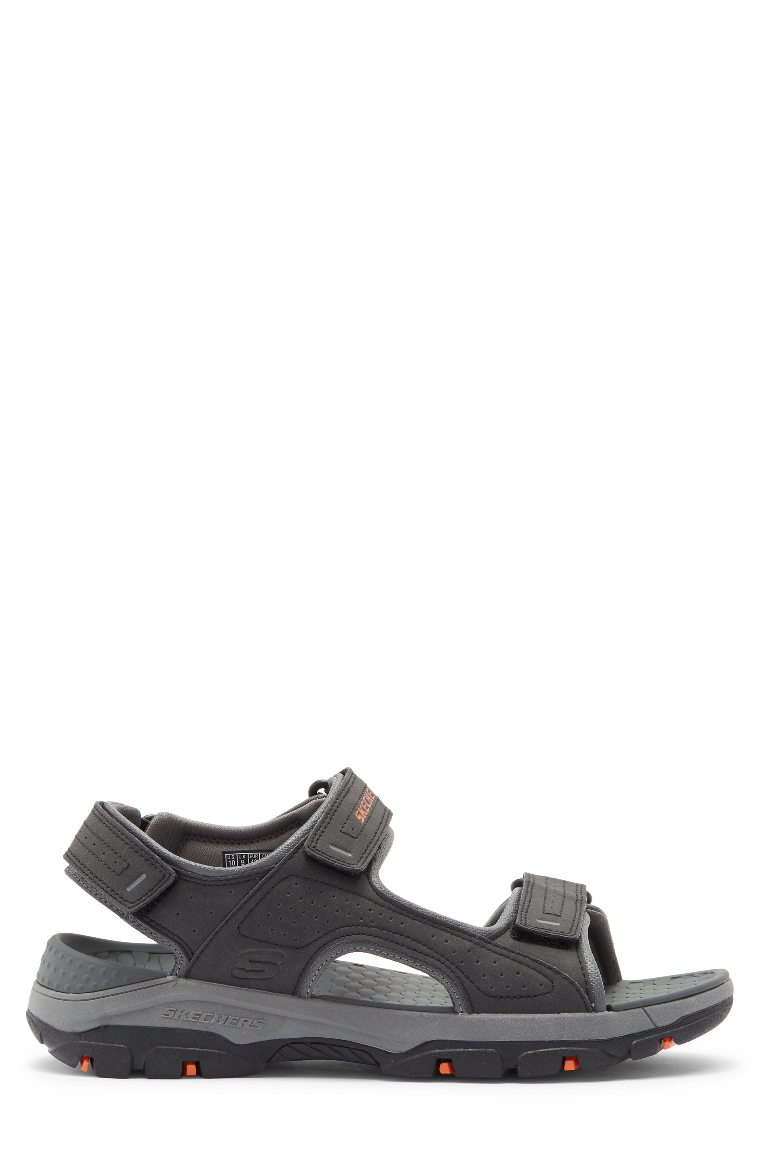 SKECHERS Tresmen - Garo Relaxed Fit Sandal, Alternate, color, Black