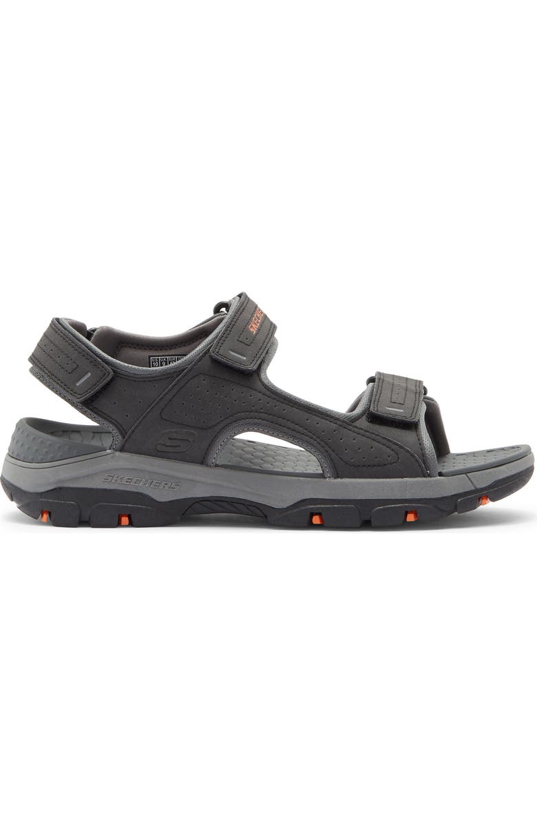 SKECHERS Tresmen - Garo Relaxed Fit Sandal, Alternate, color, Black