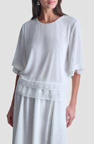DKNY Window Layered Top