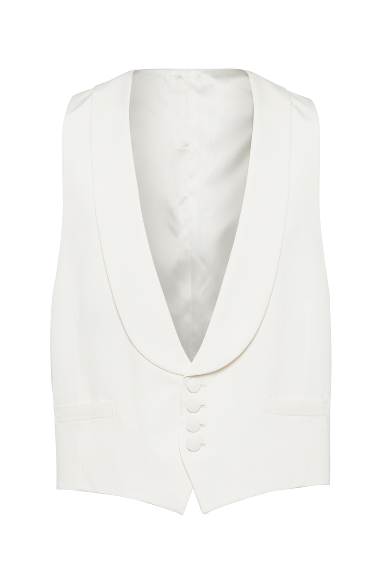Brunello Cucinelli Waistcoat with shawl lapel, Main, color, 