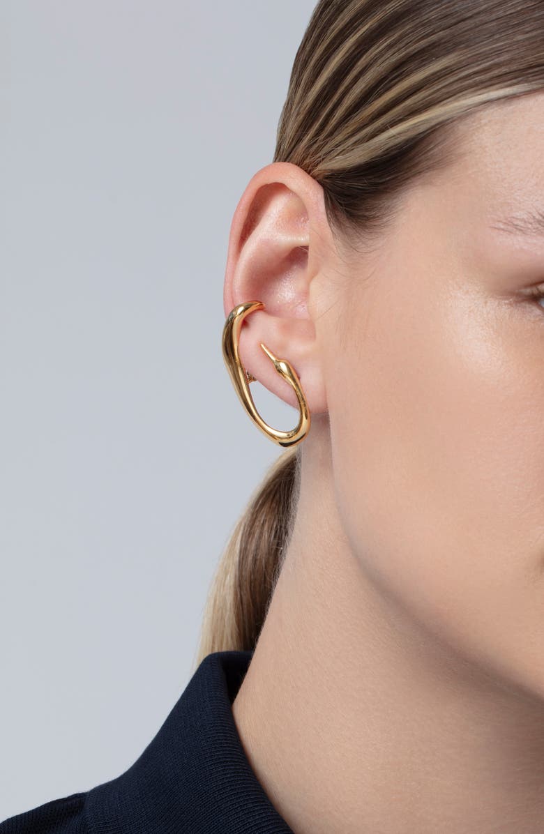 JENNY BIRD Egret Climber Earrings, Alternate, color, High Polish Gold