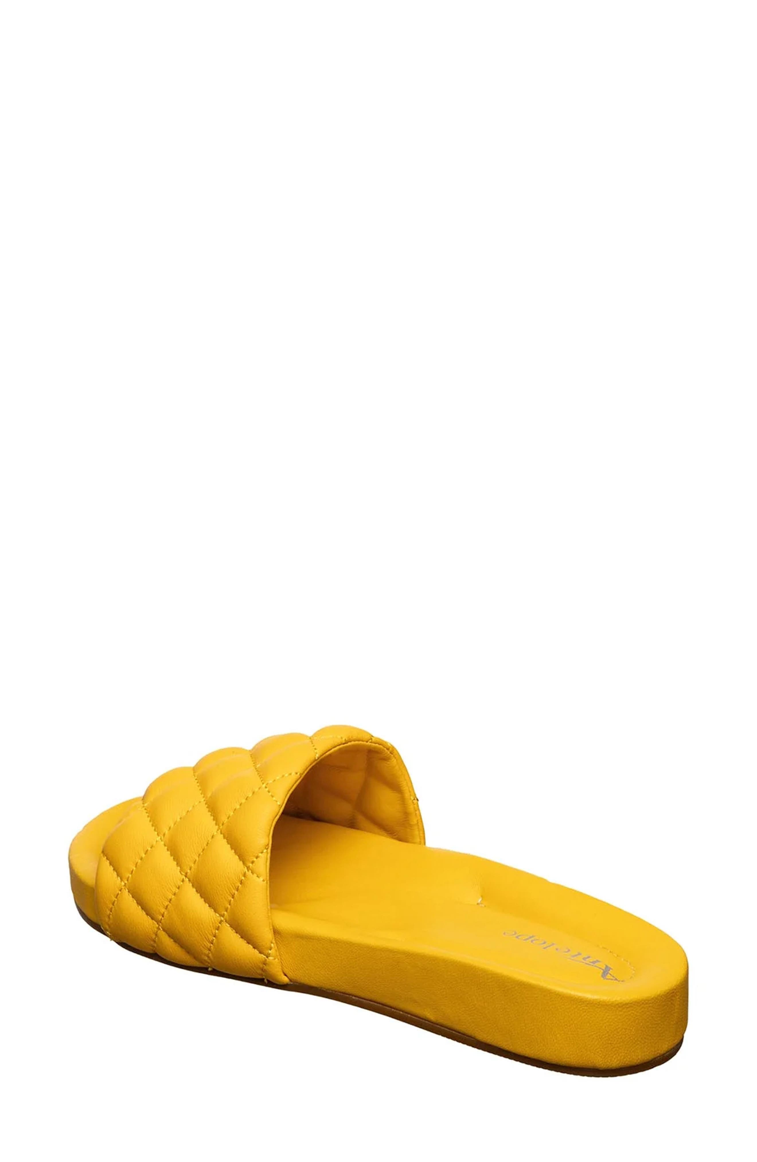 Bette Slide Sandal, Alternate, color, MUSTARD