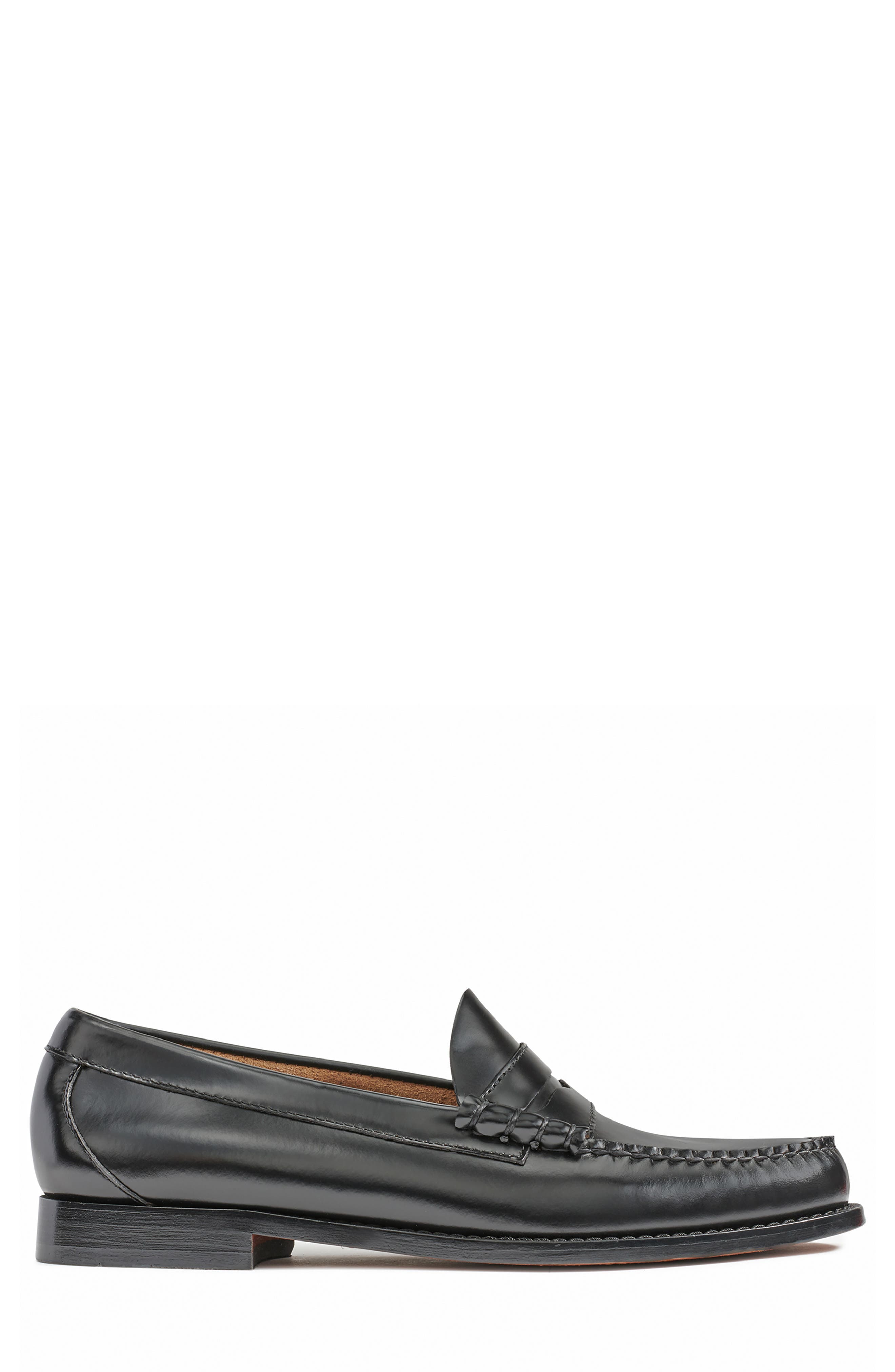 G.H.BASS Weejuns<sup>®</sup> Larson Leather Penny Loafer, Alternate, color, Black