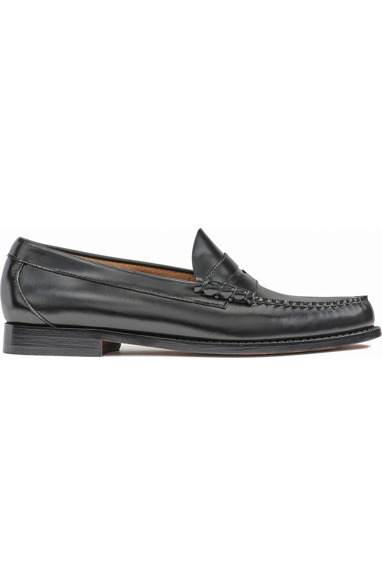 G.H.BASS Weejuns<sup>®</sup> Larson Leather Penny Loafer, Alternate, color, Black