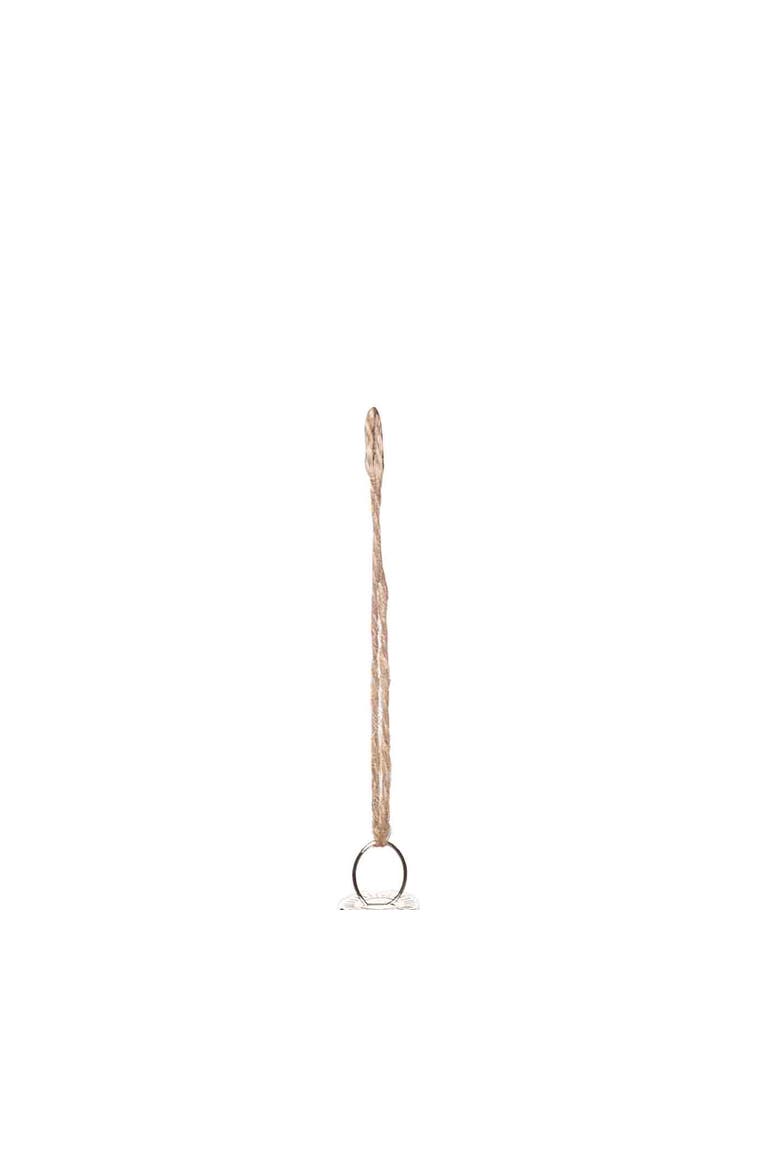 Glass Pearl Shimmer Fan Shell Ornament, Alternate, color, White