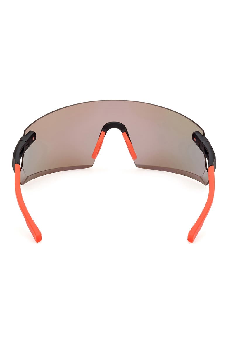 Shield Sunglasses, Alternate, color, MATTE BLACK / ROVIEX MIRROR