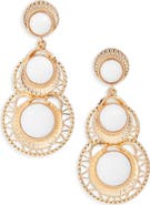 Tasha Faux Stone Drop Earrings