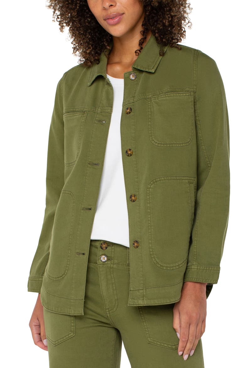 Denim Shirt Jacket, Alternate, color, HEMLOCK