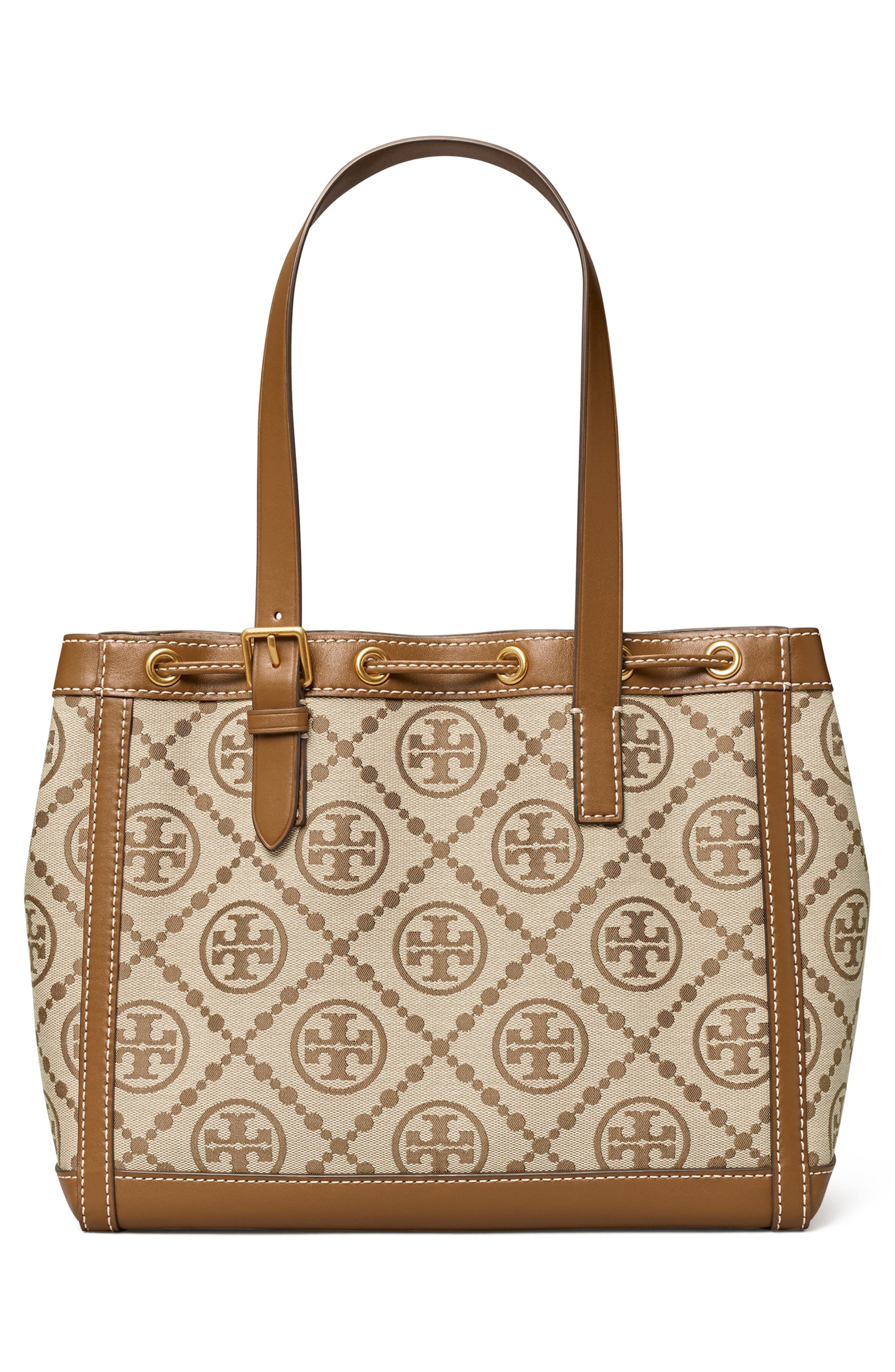 Tory Burch Small T Monogram Jacquard Tote, Alternate, color, 