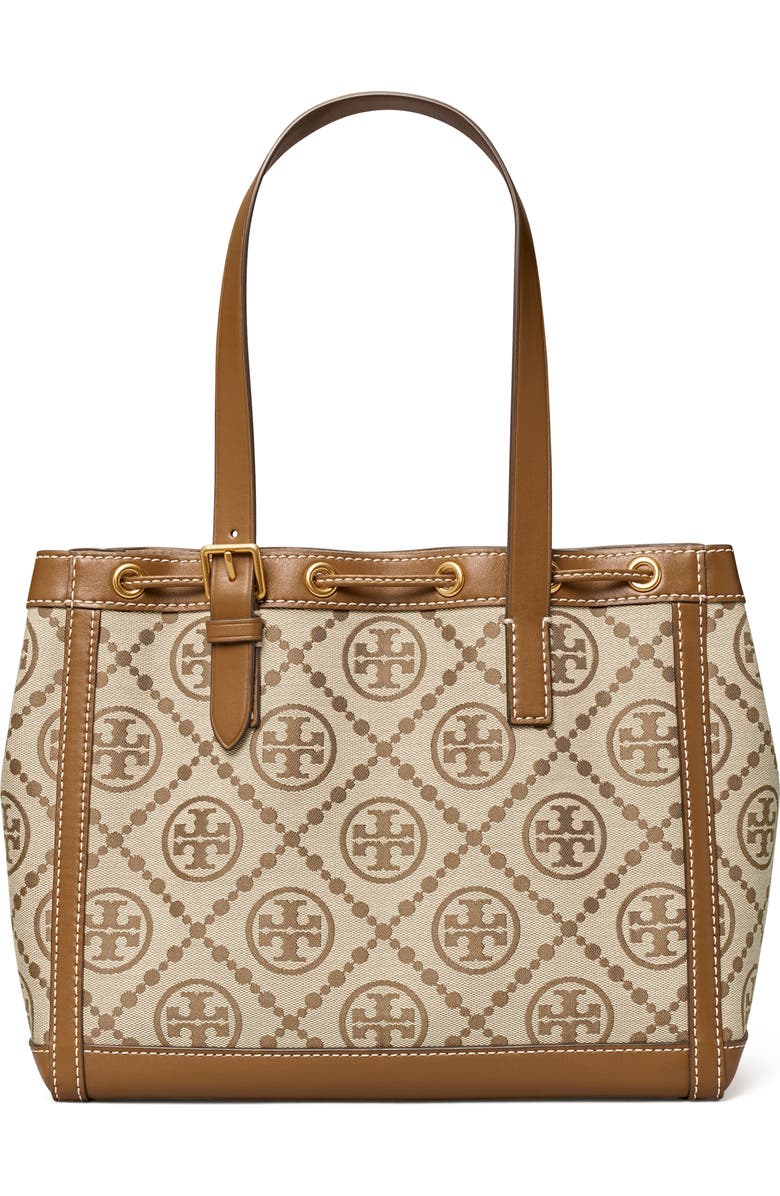 Tory Burch Small T Monogram Jacquard Tote, Alternate, color,