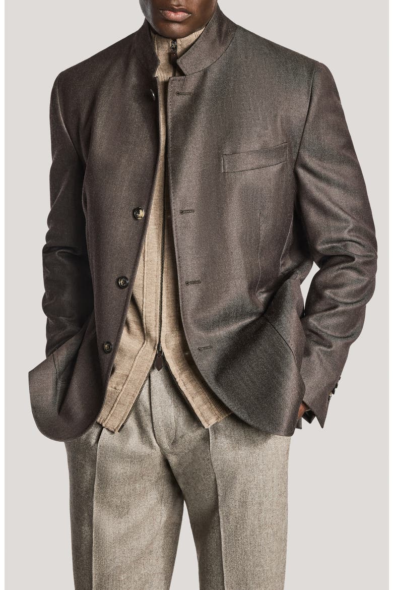 Cary Wool Chore Jacket, Alternate, color, BROWN