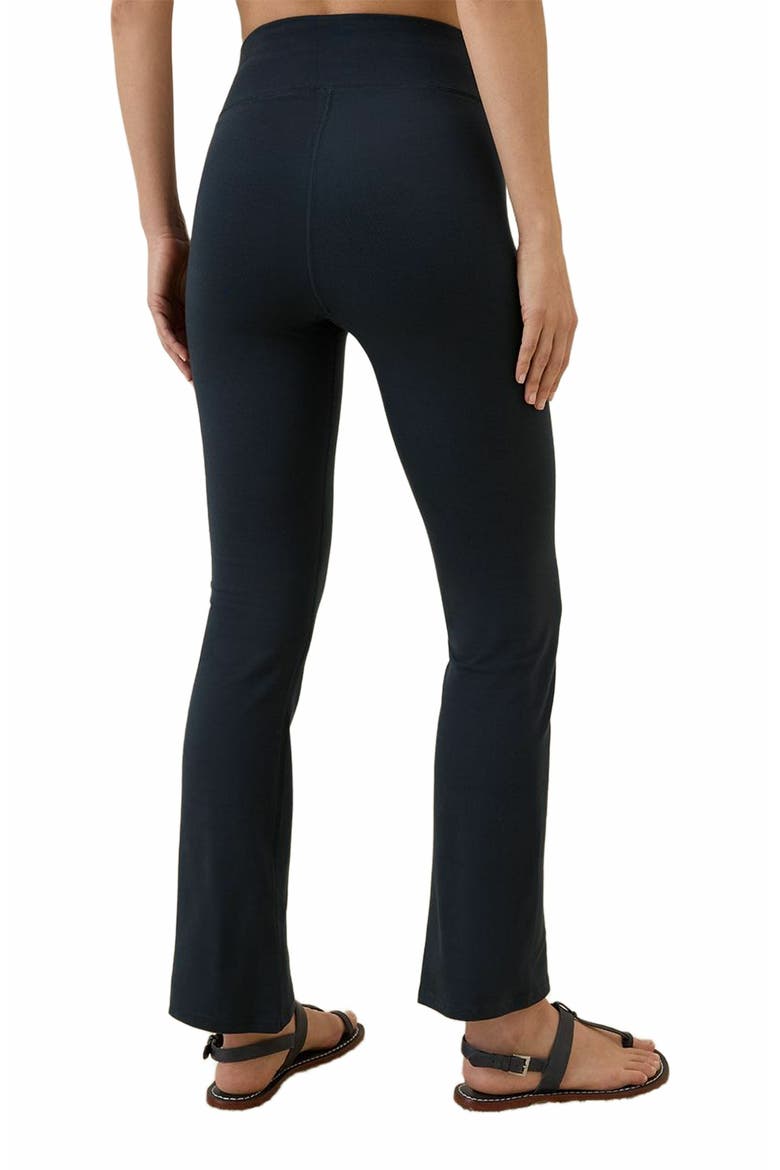 On the Go-To Cropped Bootcut Legging Made with Organic Cotton, Alternate, color, Midnight Blue