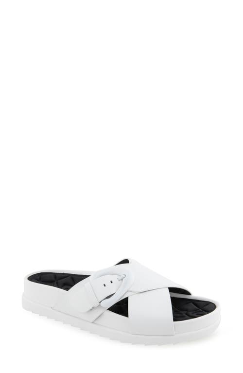 AEROSOLES AEROSOLES LAGO FLATFORM SLIDE SANDAL