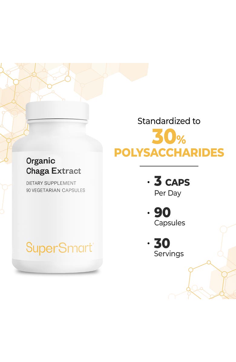 SuperSmart Organic Chaga Extract, Alternate, color, NO COLOR