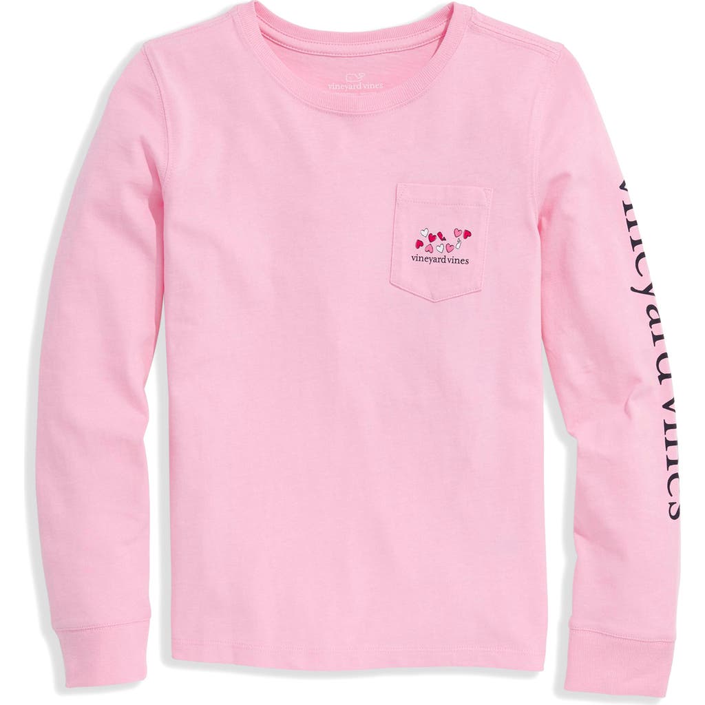 Vineyard Vines Kids' Pocket Cotton T-shirt In Pink