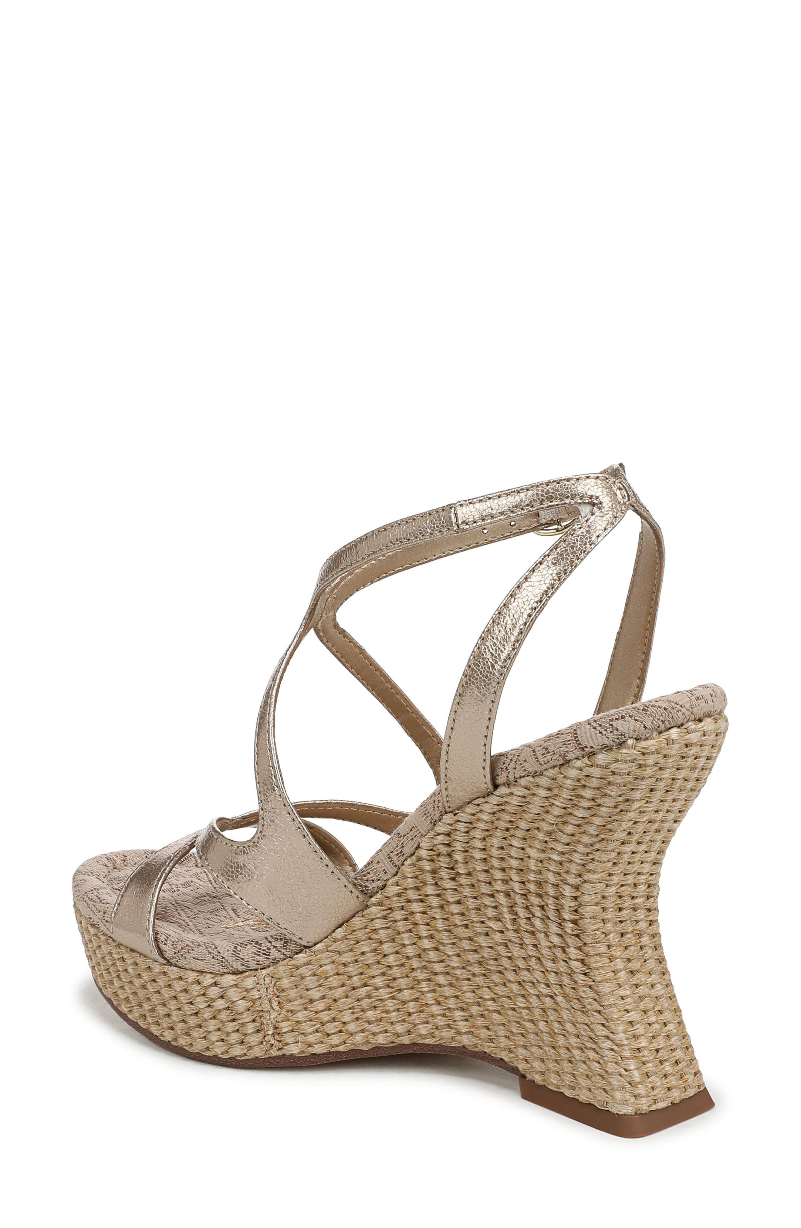 Circus NY by Sam Edelman Trina Platform Wedge Sandal, Alternate, color, Soft Gold