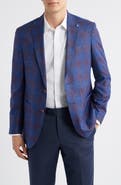 Jack Victor Hampton Deco Plaid Sport Coat