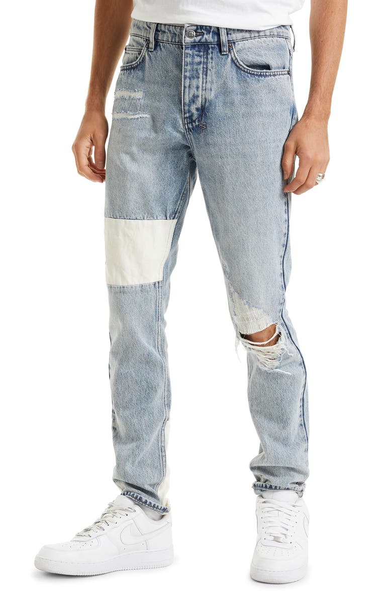 Ksubi Chitch Kustom Ripped Skinny Jeans, Main, color,