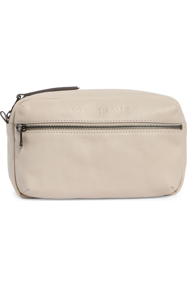 Longchamp Leather Belt Bag, Main, color, Clay